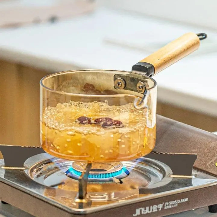 Non-Stick Cooking Lazy Pan Soup Wok (Glass)