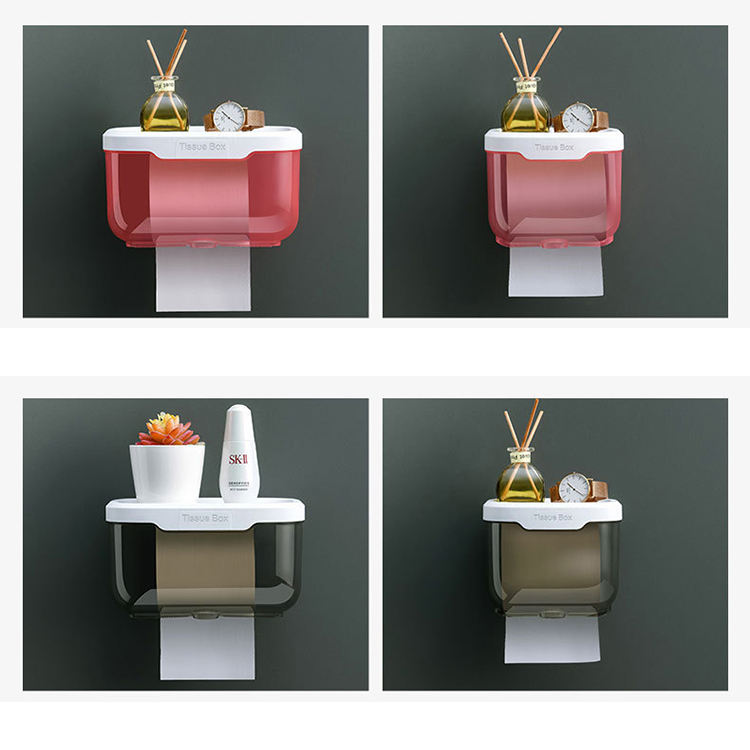 Wall Mounted Bathroom Tissue Box
