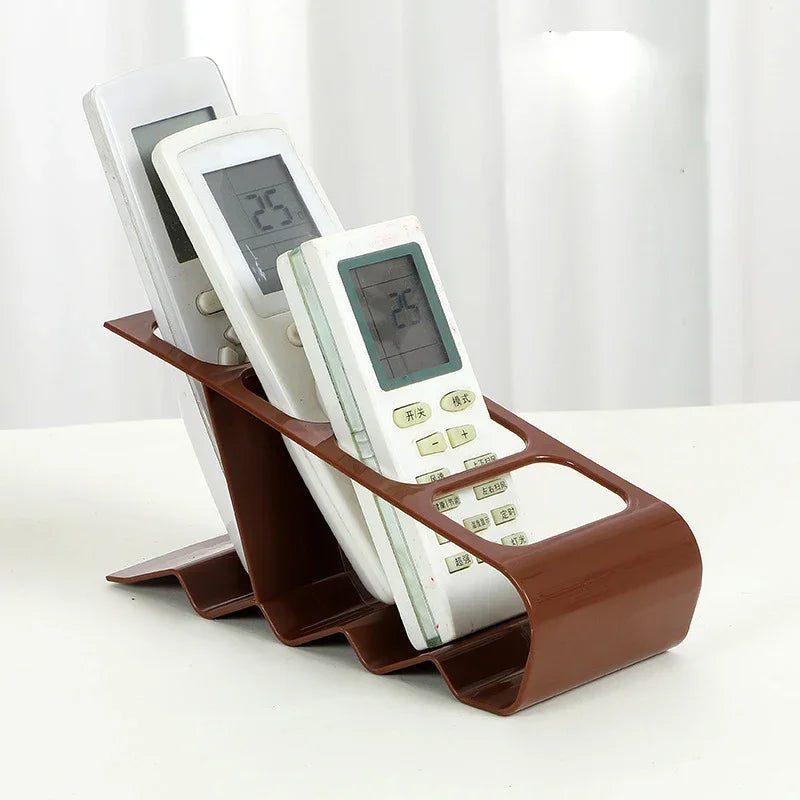 Modern Desktop 4 Slot Remote Control Holder Stand