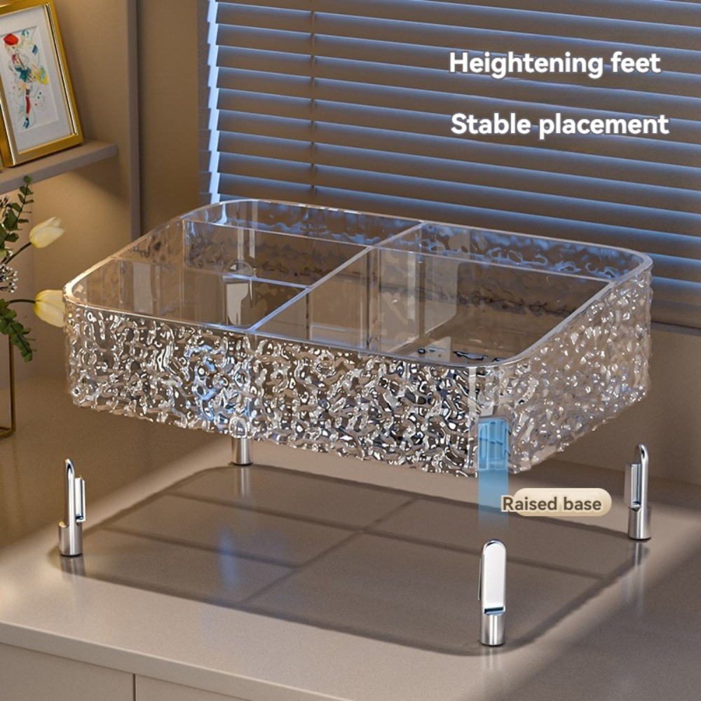 Acrylic Glacier Style Makeup Organizer