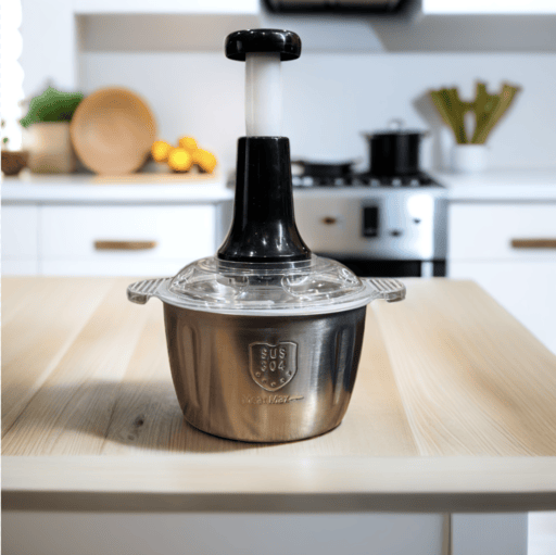 New Multifunctional Manual Chopper (Stainless Steel)