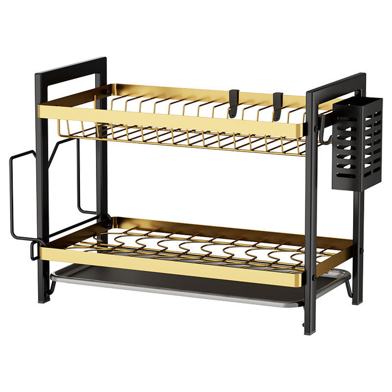 Multifunctional Kitchen Storage Dish Rack (2 Layer)