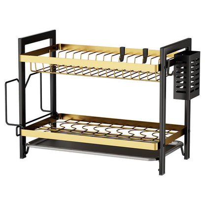 Multifunctional Kitchen Storage Dish Rack (2 Layer)
