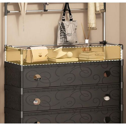 Dust-Proof Stylish Multifunctional Coat & Shoe Rack