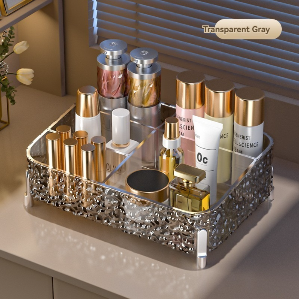 Acrylic Glacier Style Makeup Organizer