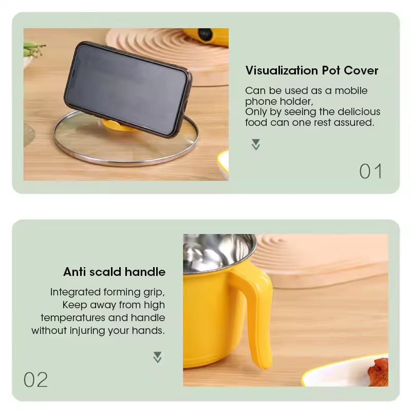 Multifunctional Mini Electric Cooking Hotpot