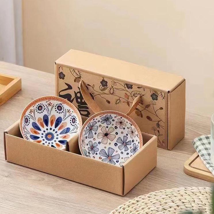 Creative Ceramic Porcelain Bowl Set (Box Packing)