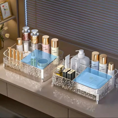 Acrylic Glacier Style Makeup Organizer