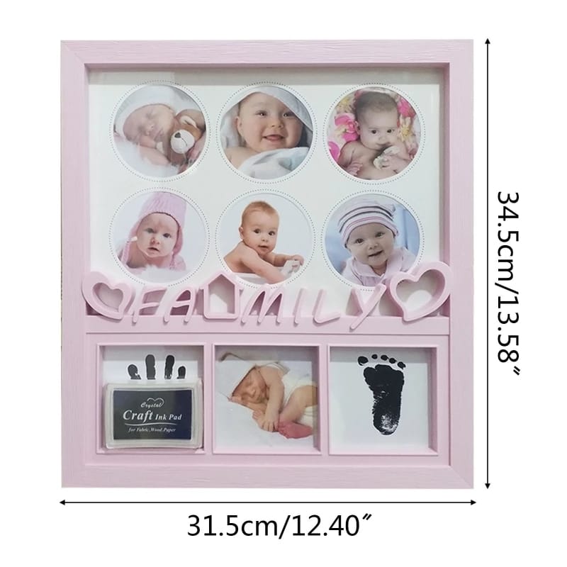 New Born Baby Photos Frame (Plastic)