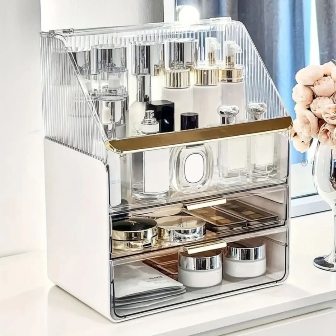 Dustproof Large Capacity Cosmetics Storage Organizer