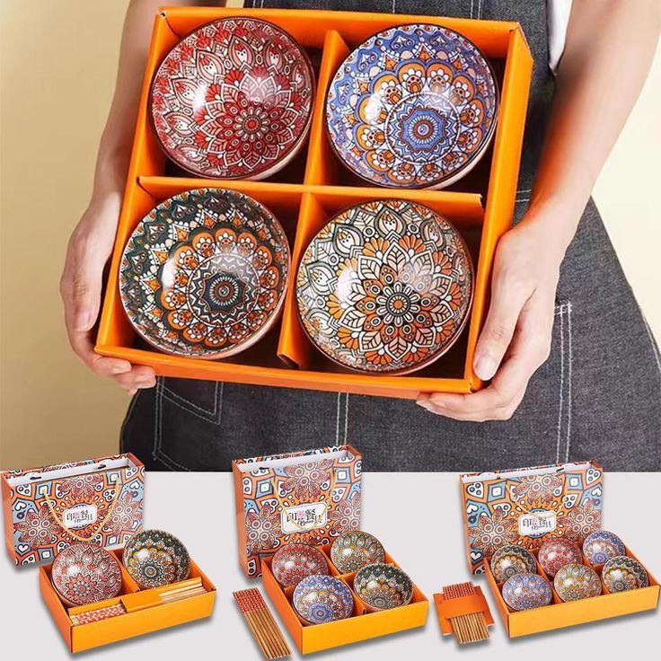 Porcelain Bowl Set (Box Packing)