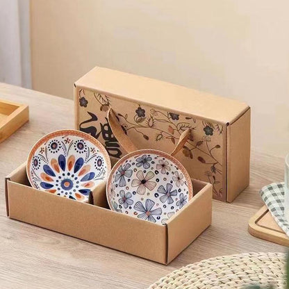 Creative Ceramic Porcelain Bowl Set (Box Packing)