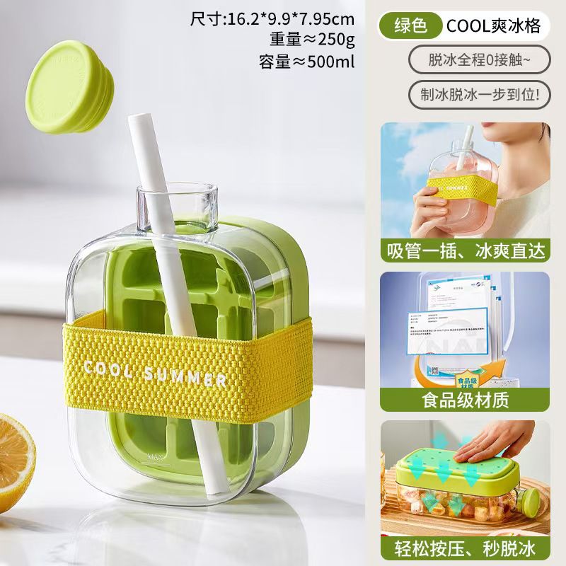 Ice Cube Tray & Water Bottle