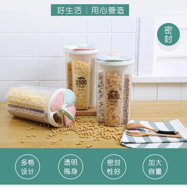 4 Grid Food Storage Container