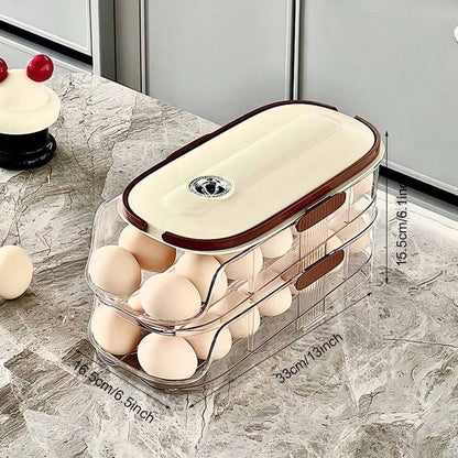 Transparent Automatic Rolling Egg Container