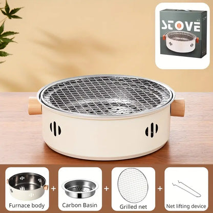 Portable Barbecue Stove with Coal Grill