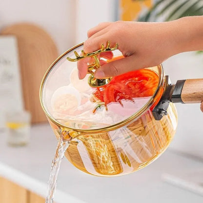 Non-Stick Cooking Lazy Pan Soup Wok (Glass)