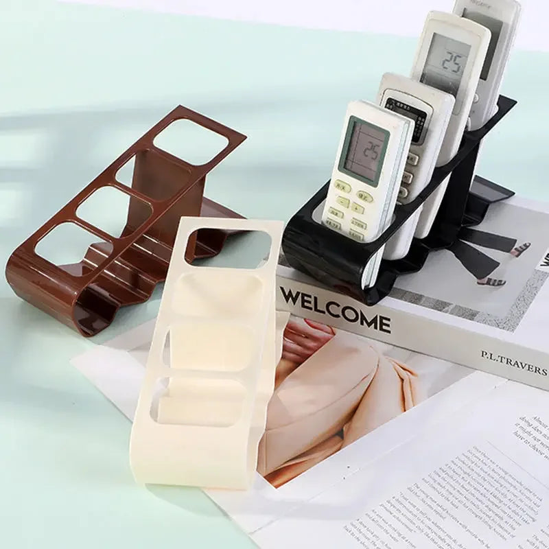 Modern Desktop 4 Slot Remote Control Holder Stand