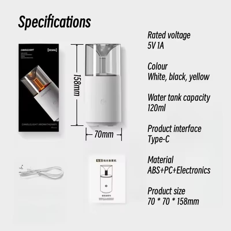 Candle Light Electric Humidifier