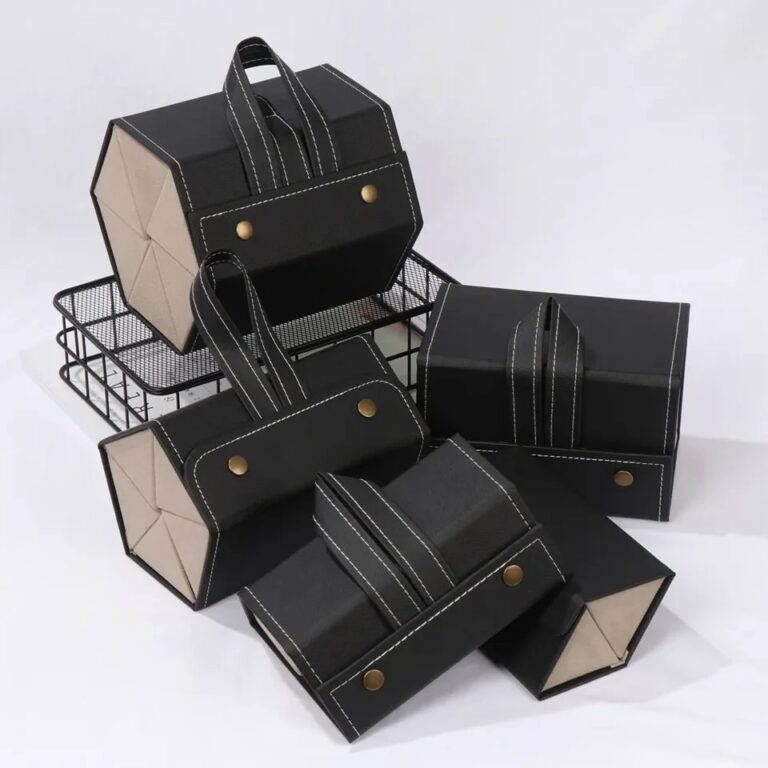 Sunglasses Organizer 4 Slots Travel Glasses Case