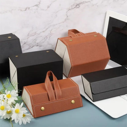 Sunglasses Organizer 4 Slots Travel Glasses Case