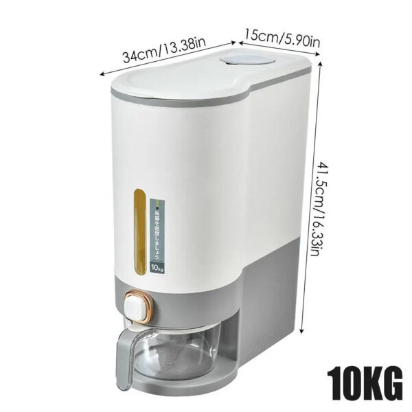Luxury Grain Rice Storage Barrel Airtight Food Container - Image 10