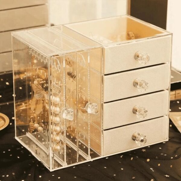 Multipurpose Acrylic 4 + 2 Drawers Organizer - Image 9