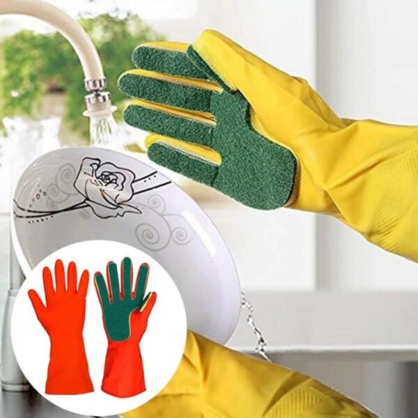 Scrub Dishwashing Gloves - Image 8